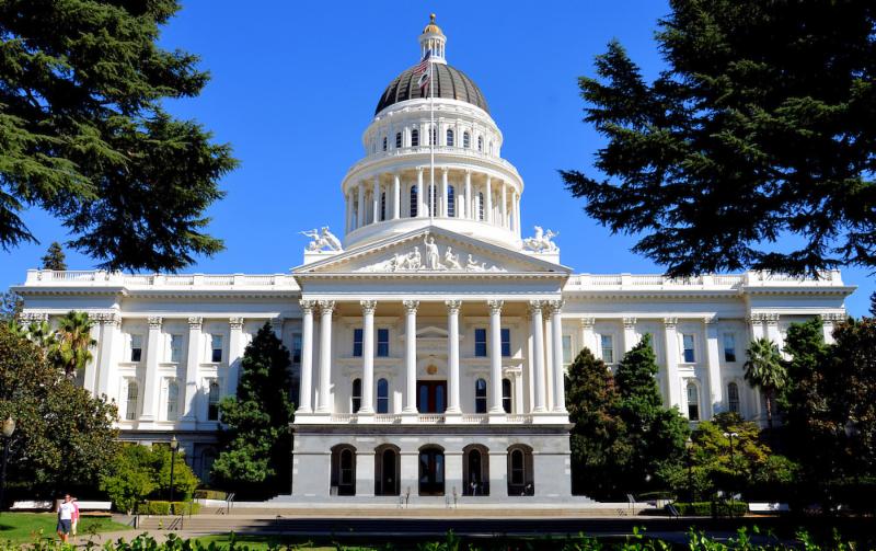 The California Capitol building