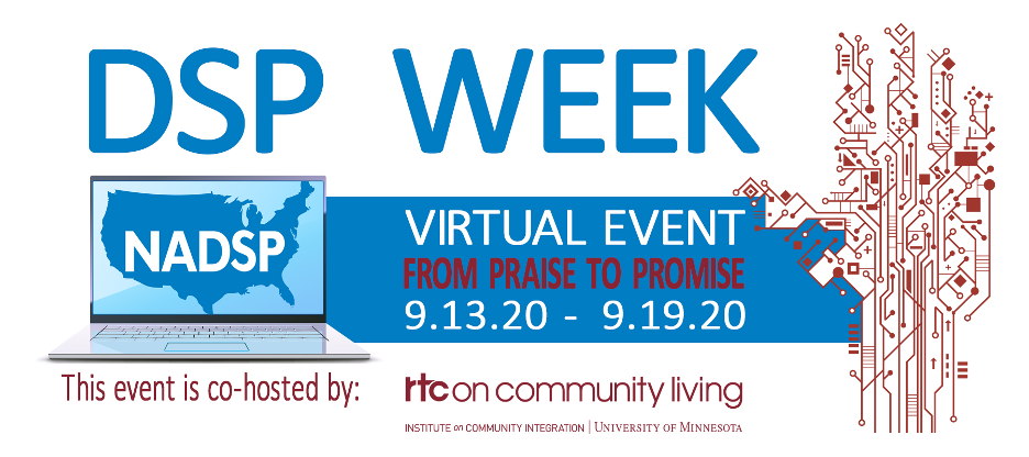 Direct Support Professional Recognition Week  September 13 – 19, 2020