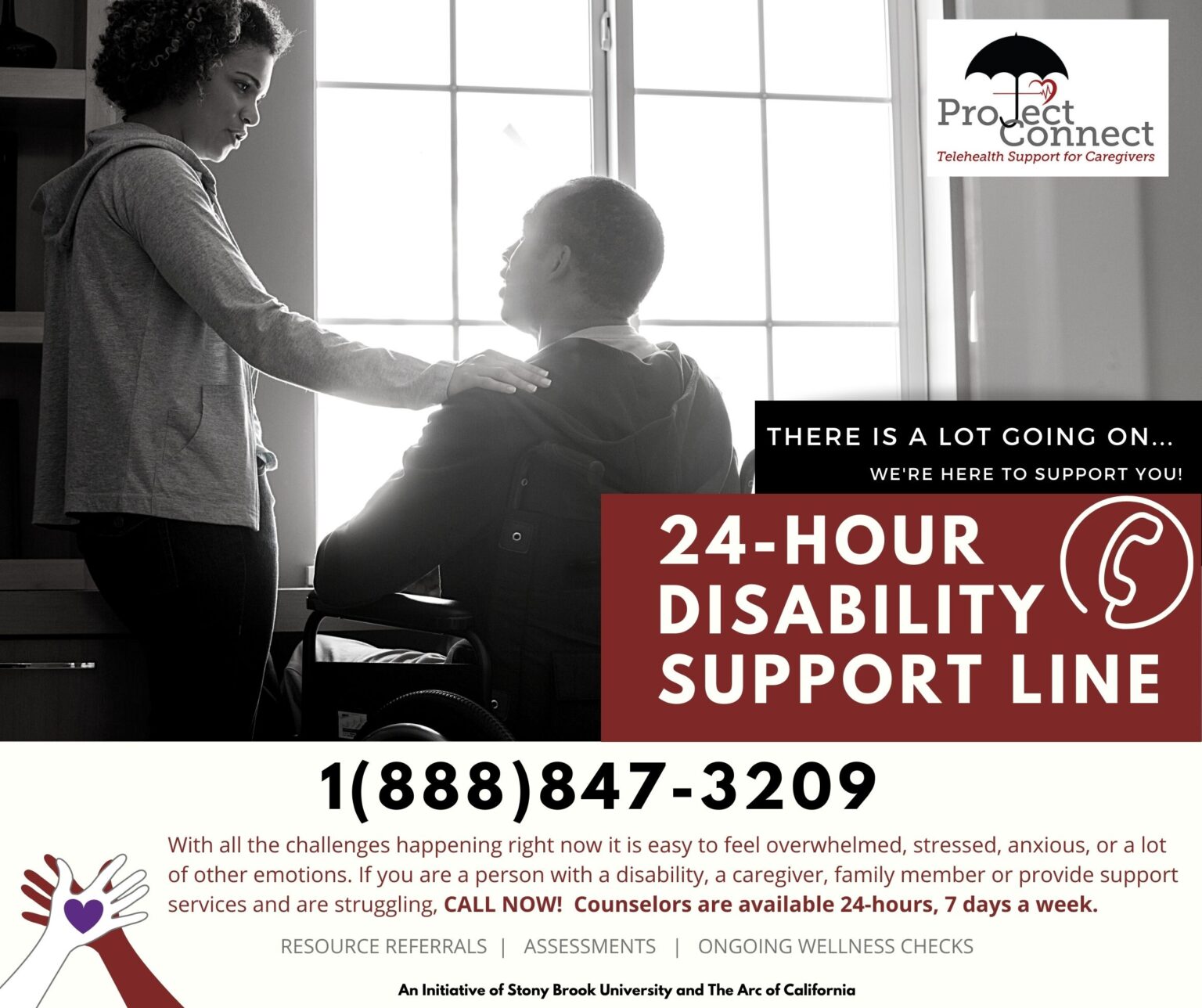 Launch Free 24 Hour Support Line For Disabilities Community