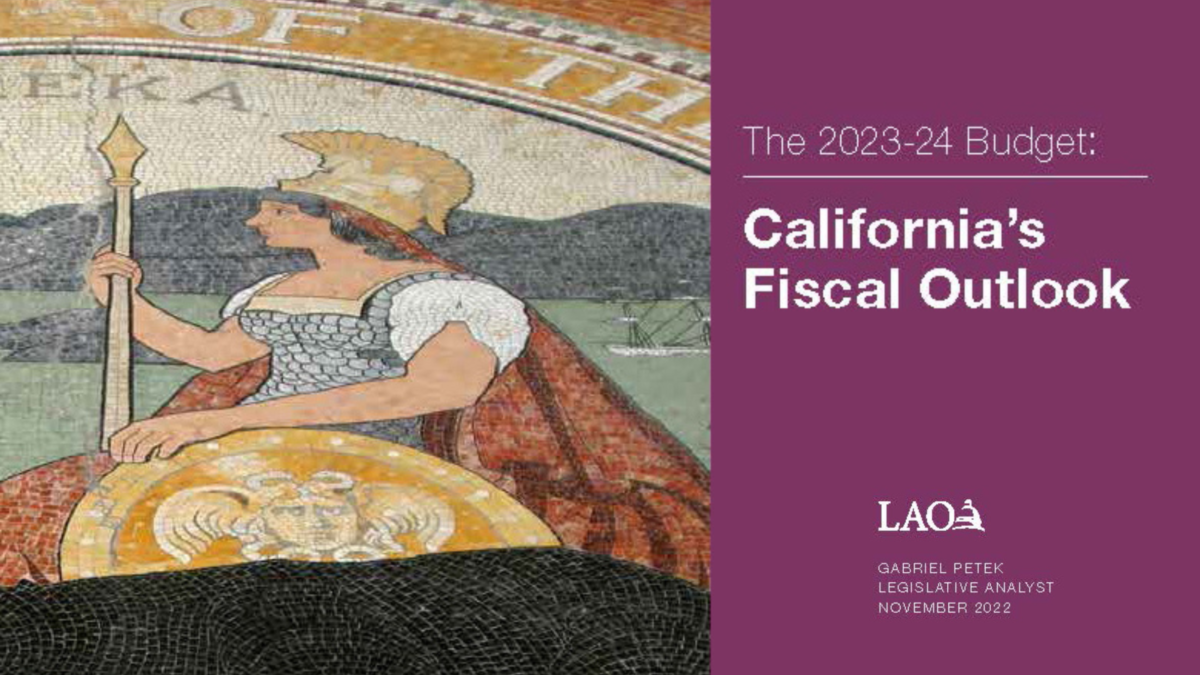 Legislative Analyst’s Office Releases California’s Fiscal Outlook for the 2023-24 State Budget – California Could Face a $25 Billion Deficit