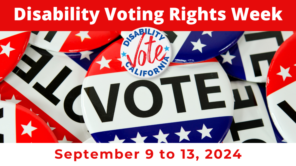 Your Vote Matters: Disability Voting Rights Week is September 9 to 13, 2024