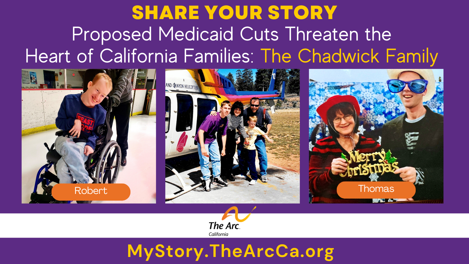 Share Your Story: Proposed Medicaid Cuts Threaten California Families: The Chadwick Family