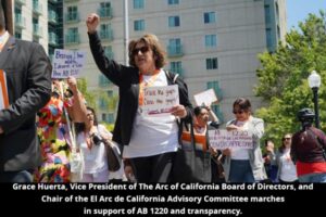 Grace Huerta at Rally