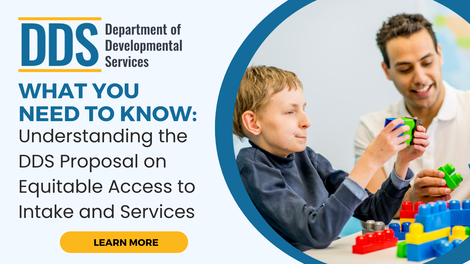 DDS What You Need to Know: Understanding the DDS Proposal on Equitable Access and Intake Services